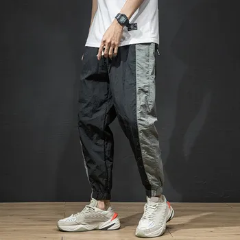 

2019 Men Casual Cargo Pants Man Joggers Boost Military Cotton Pants Hip Hop Harem pants Mens Outdoors Ankle-Length Trousers#11
