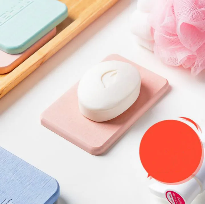 

Bathroom Storage Accessories Soap Holder Diatom Mud Soap Dish Storage Basket Portable Soap Box Stand Quick Dry