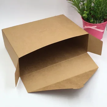 

20pcs Brown Kraft Gift Boxes 20*15*6cm Blank Box Packaging Paper Boxes For scarf/Jewelry/Gifts/towel/Candy/Book/toys/cosmetics