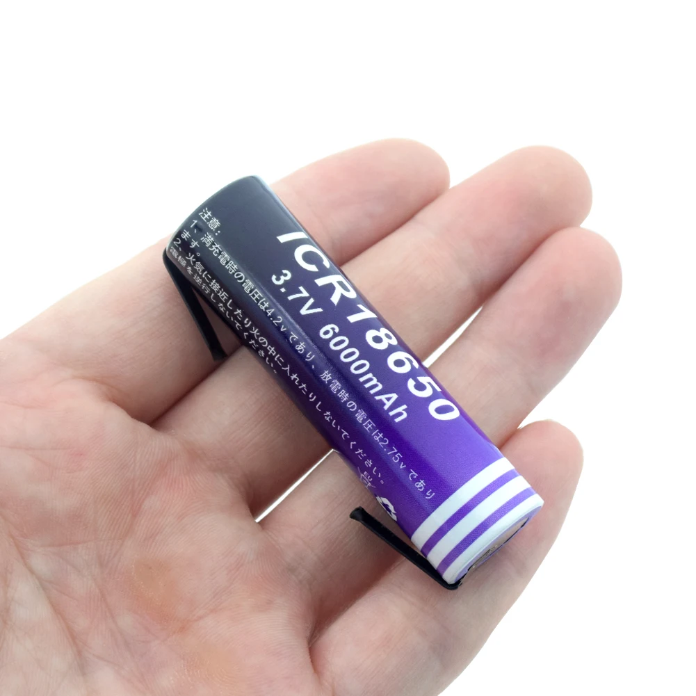 1/2/4 шт. долговечная 3,7 V 6000mAh 18650 литий-ионный аккумулятор для батареи с 2 Diy кабель для ноутбука антенна модель Фонарь налобный фонарь