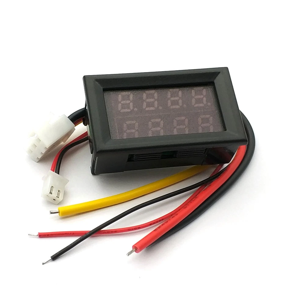 Вольтметр амперметр светодиодный 10 А 0 100 В постоянного тока А|gauge volt|gauge metergauge panel |