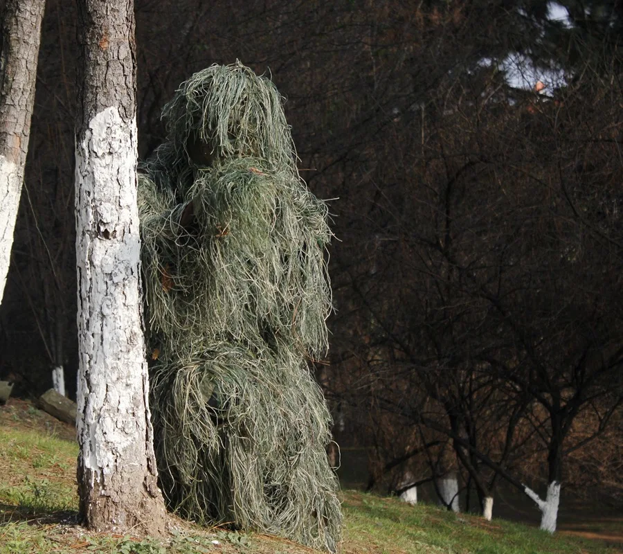 Армейская Военная тактическая одежда камуфляж Ghillie костюм Yowie Снайпер Камуфляжный костюм для охоты ПЕЙНТБОЛА для мужчин охотничья куртка и брюки