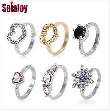 SEIALOY, January-December, брендовые кольца цвета капли воды для женщин, парные кольца дружбы, памятные брачные кольца, ежемесячный подарок