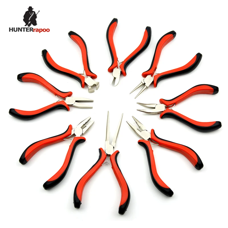 

20% OFF Professional 8 different Mini Pliers Different Jewelry Pliers with Double PVC handles Nickel Plated Surface Processing