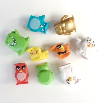 

2016 new arrival 100pcs/lot pvc small cartoon bird random mixed