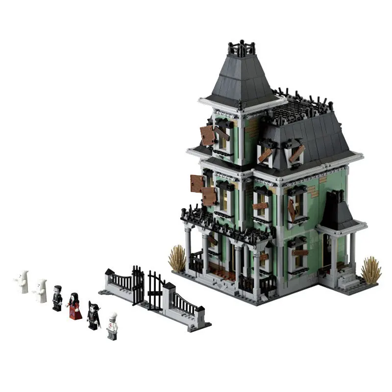 font b LEPIN b font 16007 Monster fighter The haunted house Model Building Block Kids