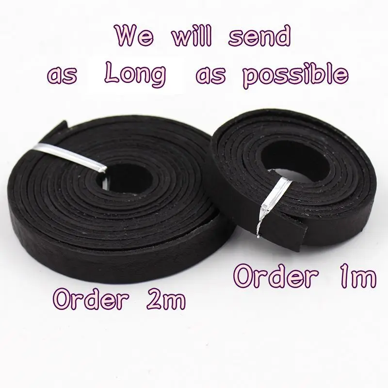 12 мм ширина около 2 мм толщина) шнур из натуральной кожи для сумок фитинг ювелирных аксессуаров
