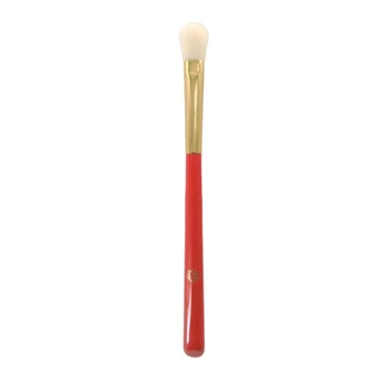 

H-10 Professional Make Up Brush Large Eye Shadow Brush Resilient Synthetic Fiber Cosmetic Tools Vermilion Handle Makeup Brushes