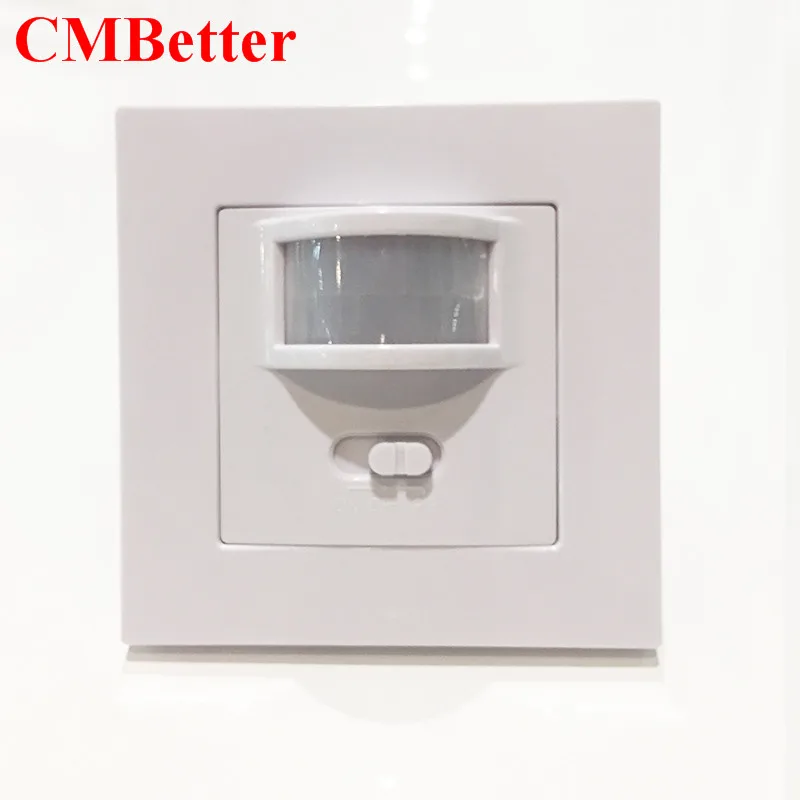 New Arrival wall mounted pir motion sensor light switch,MAX 600w load+9m max distance 110 240v