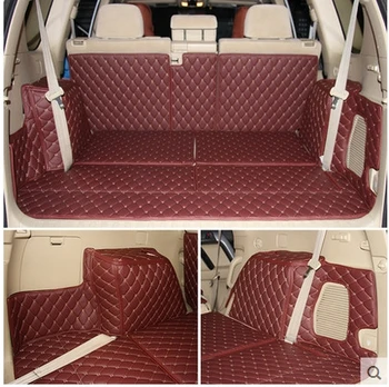 

Full set car trunk mats for Toyota Land Cruiser Prado 150 7 seats 2019-2010 durable cargo liner mat boot carpets for Prado 2016