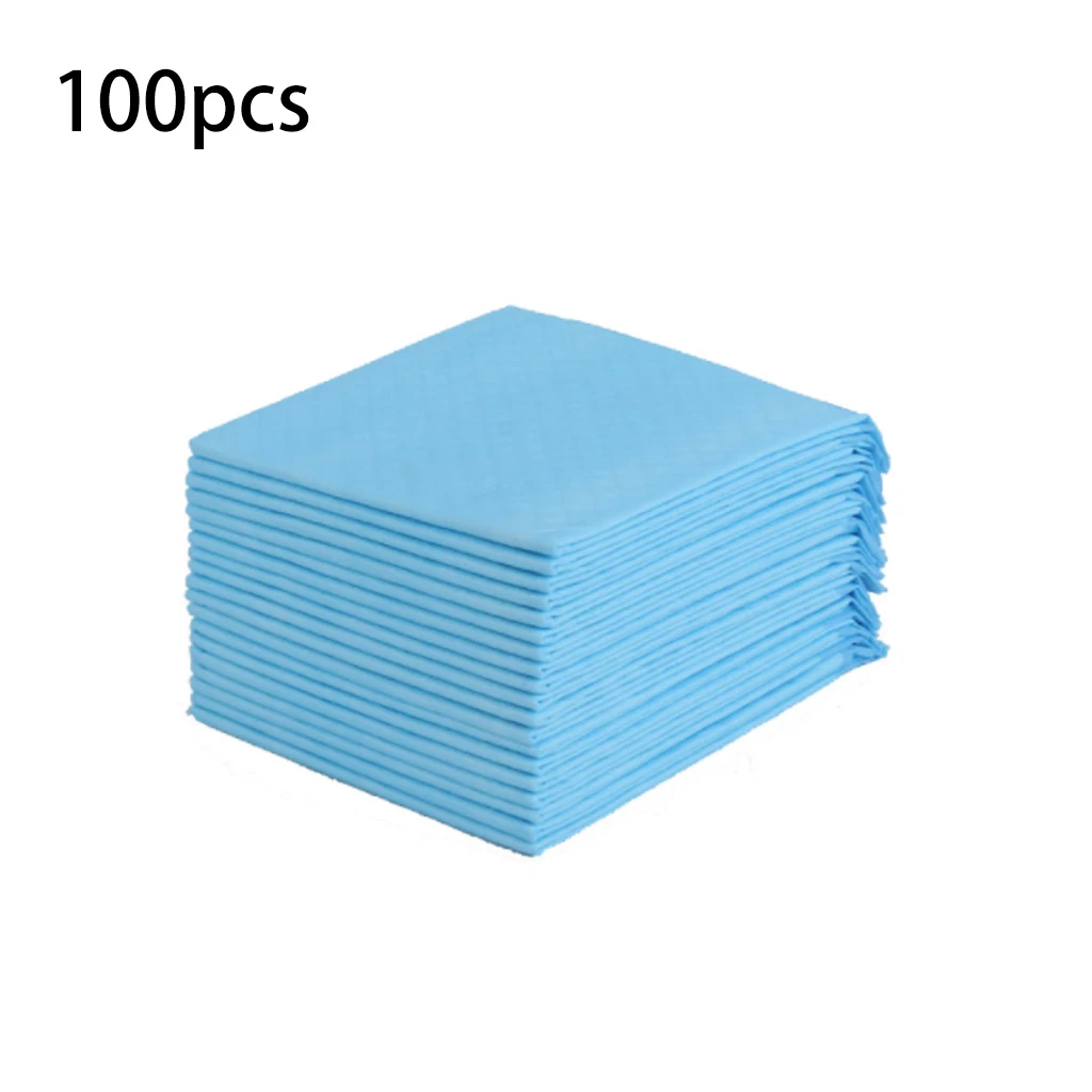 100pcs Подгузники для собак, для чистки домашних животных, подгузники для питомцев, супер впитывающие, для собак, тренировочный поддон для туалета, подгузники, мягкий одноразовый Антибактериальный подгузник для щенков - Цвет: 100pcs