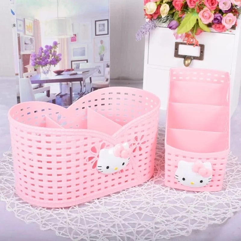 VKStory Life Plastc розовый hello kitty стеллаж для хранения для ванной комнаты спальни ручные инструменты для макияжа