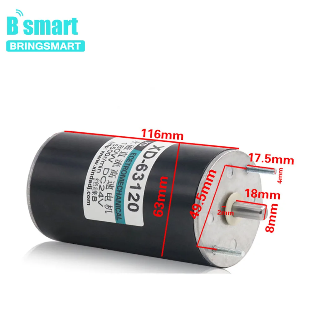 

12V High Torque Micro DC High Speed Electric Motor 2000-5500RPM 24V Speed Controller Reversed Long Life Use For DIY Robot Motor