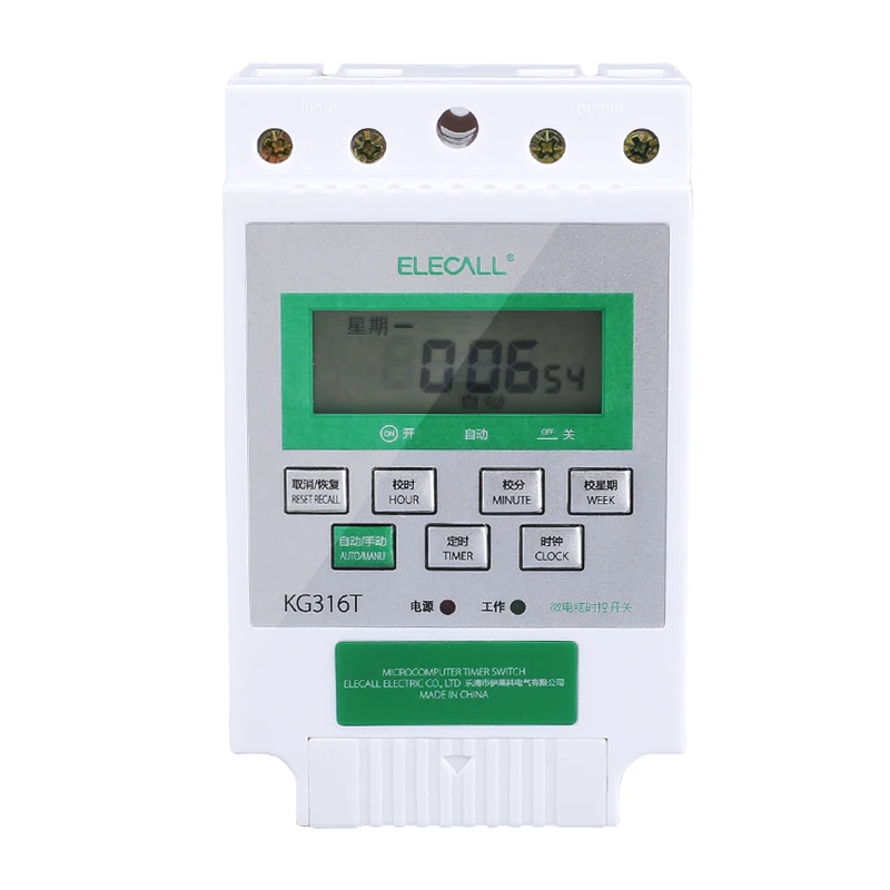 

Microcomputer Control Switch Lights Controller 220v Power Timer Automatic Timer Switch Kg316t