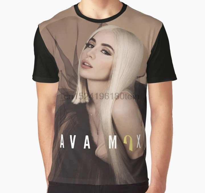 

All Over Print 3D Tshirt Men Funny T Shirt Selasa Ava Max Tour 2019 Full Print Big print Graphic T-Shirt