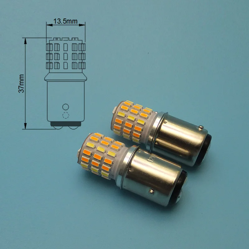 G18 светодиодный 12 В P21/5 Вт двойной цвет белый желтый 1157 BAY15D Авто Огни сигнальная лампа автомобильный Стайлинг