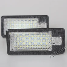 2X LED Number License Plate Light direct fit Error Free White Lamp 12V For Audi A3 A4 A6 A8 Q7 RS4 RS6 6500K 2X LED Number License Plate Light direct fit Error Free White Lamp 12V For Audi A3 A4 A6 A8 Q7 RS4 RS6 6500K