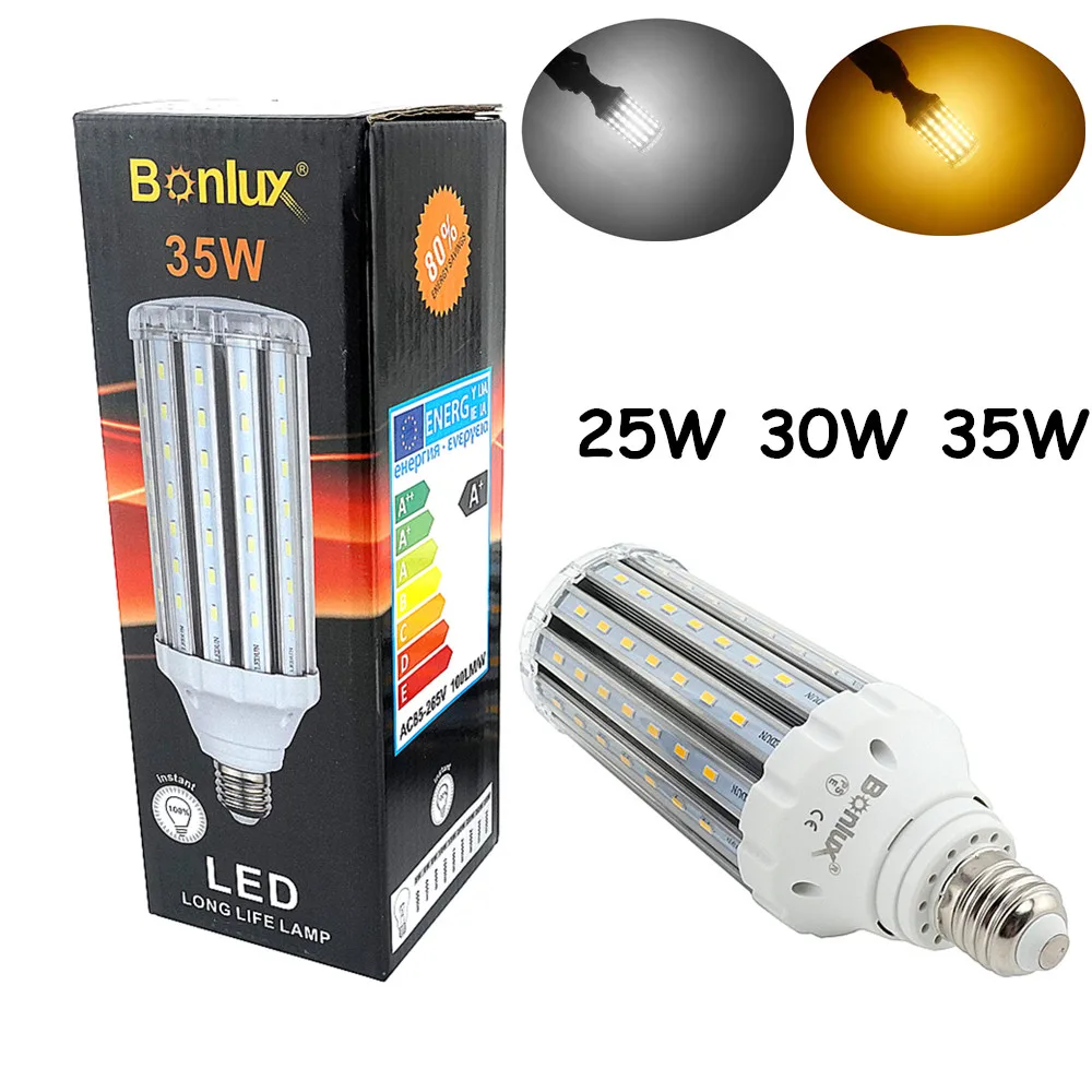 

Medium Screw Base LED Corn Light 25W 30W 35W E26/E27 Commercial Bulb for Garden Street Path Lighting Highbay LED Retrofit Bulb