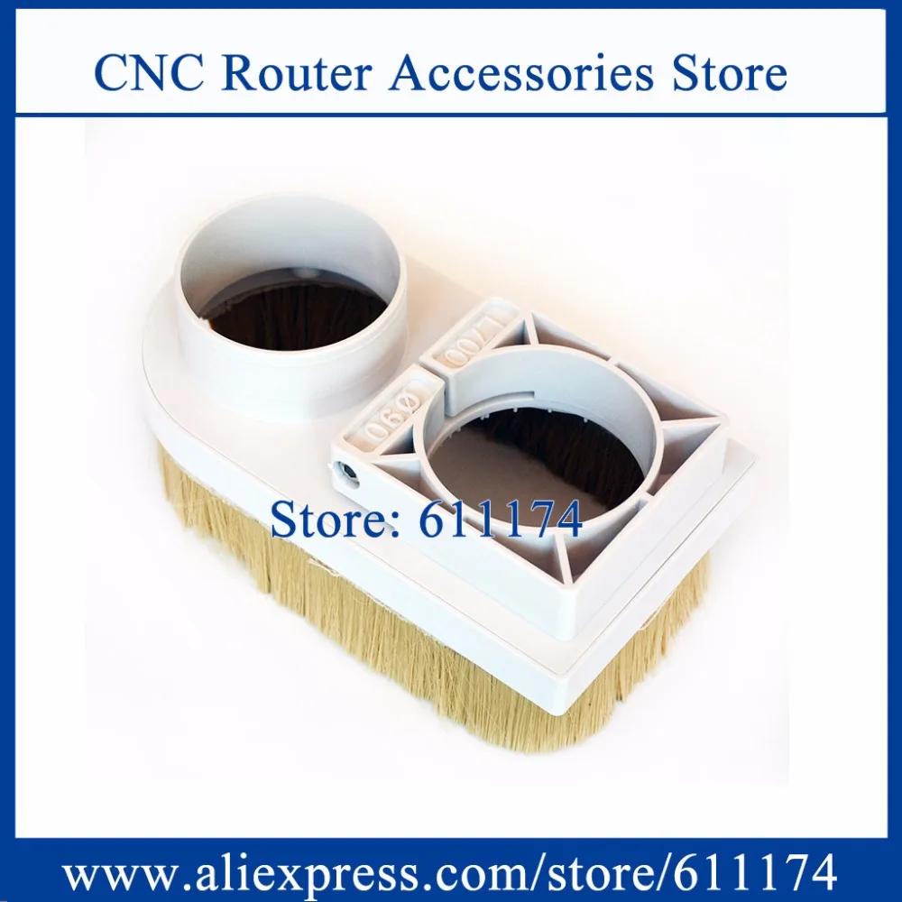 

Half Open type Dust brush Dust collector Cover 70mm/75mm/90mm wood cnc spindle motor dust collector device