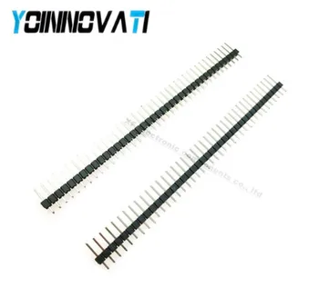 

100pcs/lot 1x40 Pin 2.54mm DIP Single Row Pin Round Pin Male Header