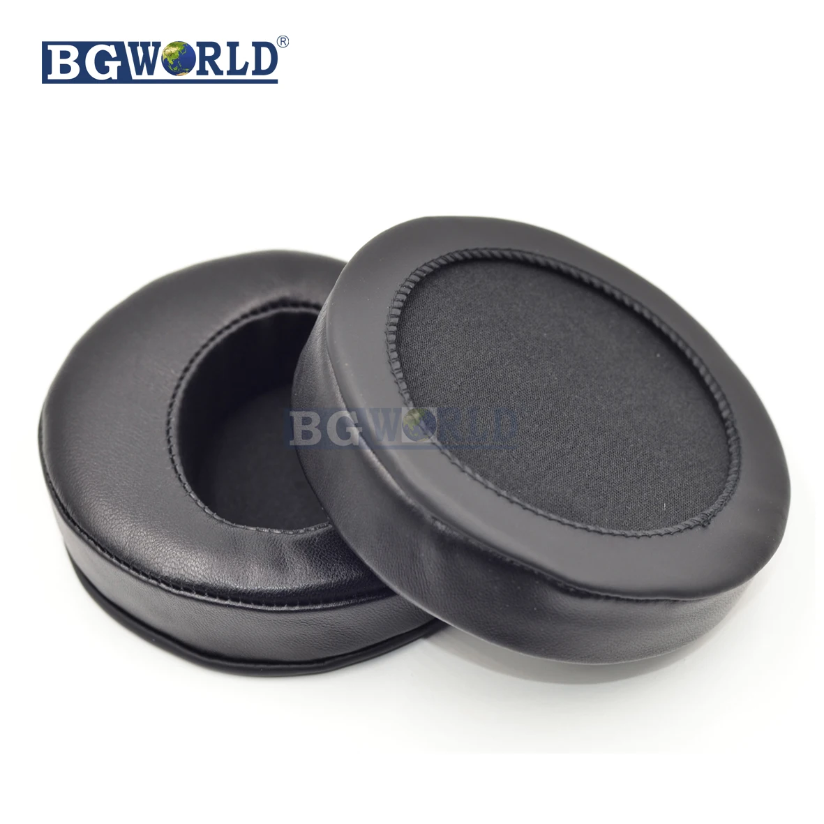 BGWORLD 110mm Angle Genuine Leather Sheepskin cushion ear pads foam