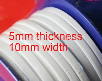 

5mm thickness 10mm width polytef Article sponge seal belt sealing tape Expanded PTFE Joint Sealant E-PTFE strip Elastic loops