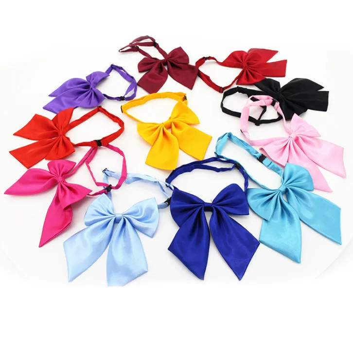 200 шт., Женский галстук-бабочка, красный, черный, женский галстук-бабочка, женский, для девушек, для студента, для гостиницы, делопроизводитель, официантка, одежда для шеи, шелковые галстуки