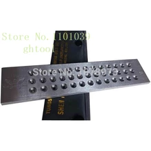 20 отверстий, овальная форма, Drawplate для золота/платины, размер отверстия 3,10-5,00 мм, карбид вольфрама, нарисованные пластины ghtool