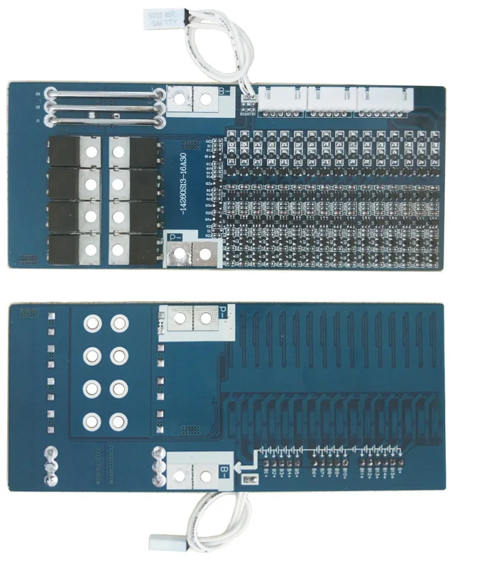 16 S 30A литиево-полимерный lipo BMS/PCM/PCB плата защиты батареи для 16 ячеек 18650 литий-ионный аккумулятор ячейка w/баланс w/темп