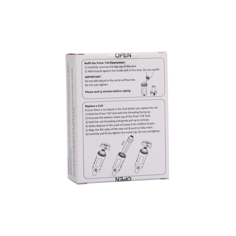 Original Innokin Prism T18 2.5ml Capacity Top-filling Tank Endura T18 Tank Fit for Innokin ENDURA T18 Starter Kit 04