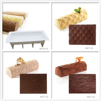 

1 Big Mold and15 Design DIY Silicone Impression Mat Cake Mousse Mat Crack Texture Mousse Mold Cake Decoration Cake Mold Lace Mat