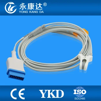 

GE-marqutte(masimo) compatible direct reusable ear clip sensor,3m,11pin