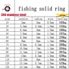 2022 fishing solid ring jigging fishing accessories high quality Pure 304 stainless steel very large test 100pcs/lot ► Photo 2/6
