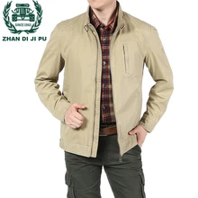 ZHAN DI JI PU Брендовая Военная Куртка карго плюс размер casual повседневные мужские куртки армейская одежда бренд 140