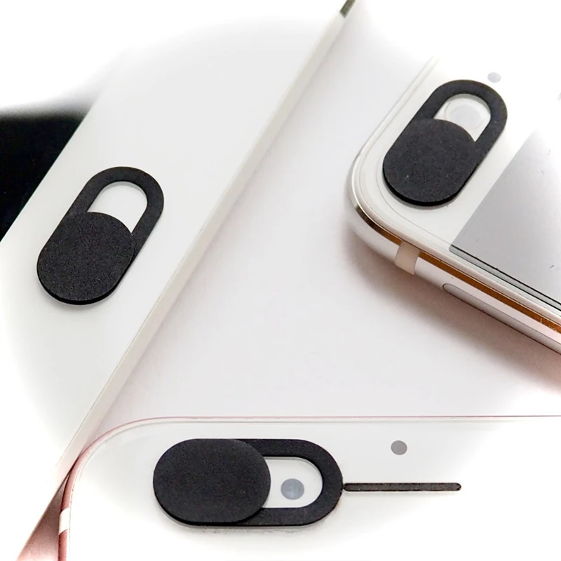 Obturador de la cubierta de la WebCam para Samsung S7 S6 Edge S8 Tablet cámara del teléfono de la computadora lente deslizador bloqueador escudo Protector de privacidad|Lentes de teléfono -