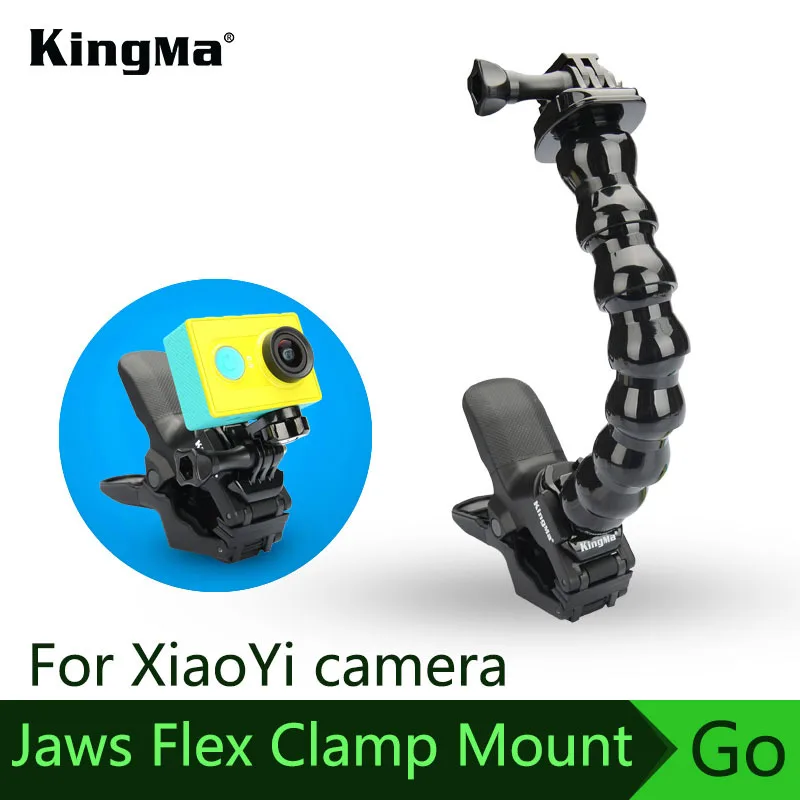 Prix pour KingMa CHAUD-Vente Réglable Cou Jaws Flex support de Fixation Flexible Trépied Pour XiaoYi Caméra Accessoires Livraison Gratuite Prix pour KingMa CHAUD-Vente Réglable Cou Jaws Flex support de Fixation Flexible Trépied Pour XiaoYi Caméra Accessoires Livraison Gratuite