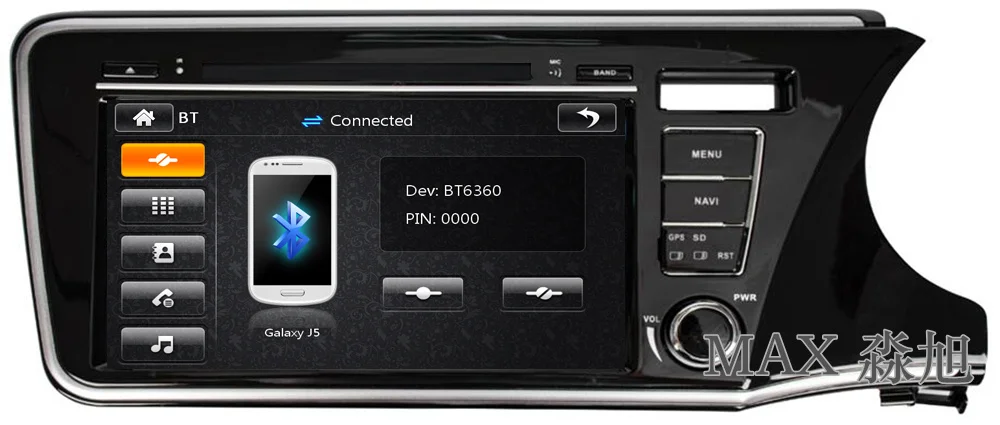 Flash Deal MAX 2 din 8" Car DVD Player For Right Driving Honda City Radio RDS GPS Navigation System Free Map 3G 1080P Bluetooth call/music 8