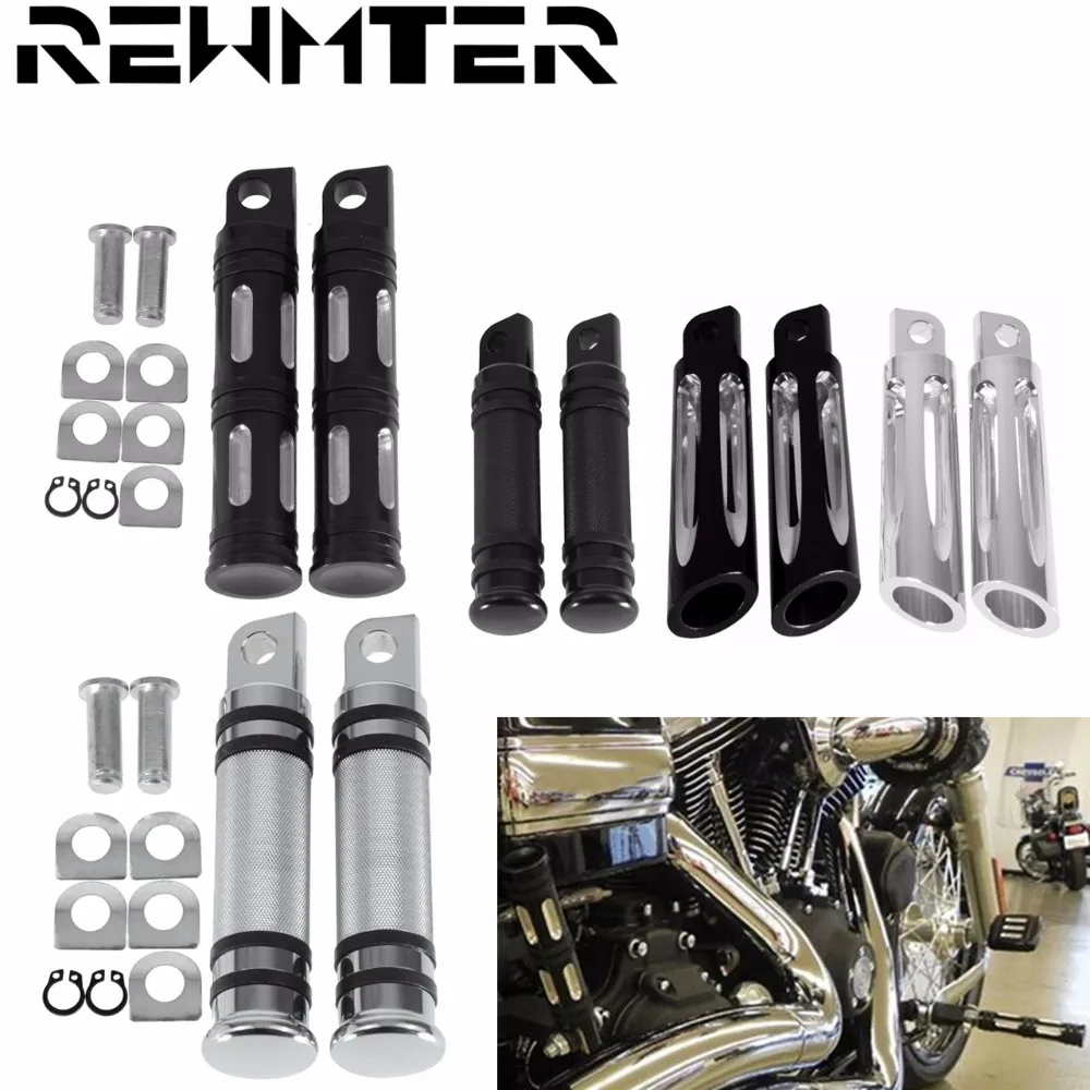 Motorcycle Rider Rear Foot Rest Pedal Footpeg FootRests For Harley