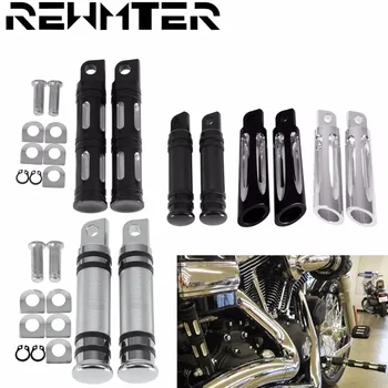 

Motorcycle Rider Rear Foot Rest Pedal Footpeg FootRests For Harley Sportster 883 1200 Touring Dyna Street XG 750 500
