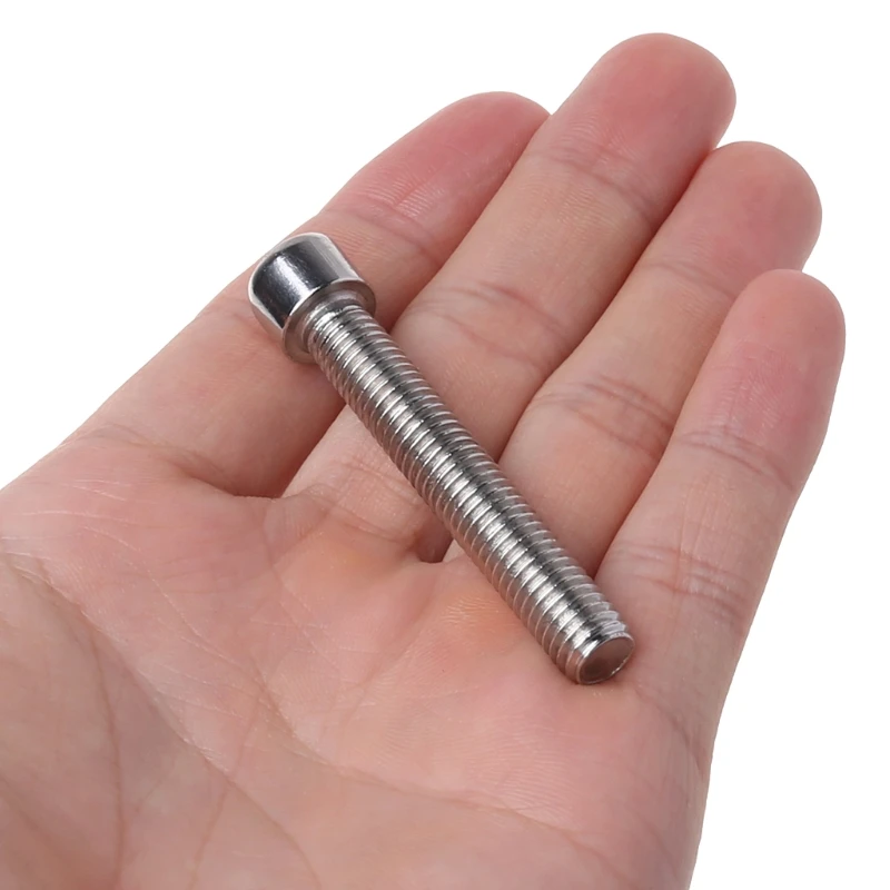 Bicycle Screw M8x50mm Seat Post Stainless Steel MTB Mountain Bike Tube Supplies 3in Bicycle