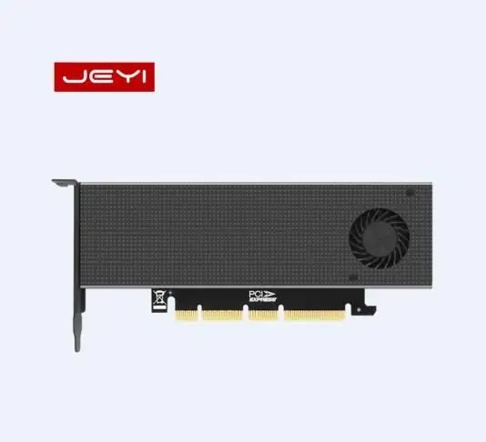 JEYI SK8-NEW добавить на карту M.2 NVMe адаптер к PCIE3.0 GEN3 m3. встроенный турбо вентилятор для 2230-22110 размера NVME GEN3 m3 - Цвет: SK8-Half Bracket