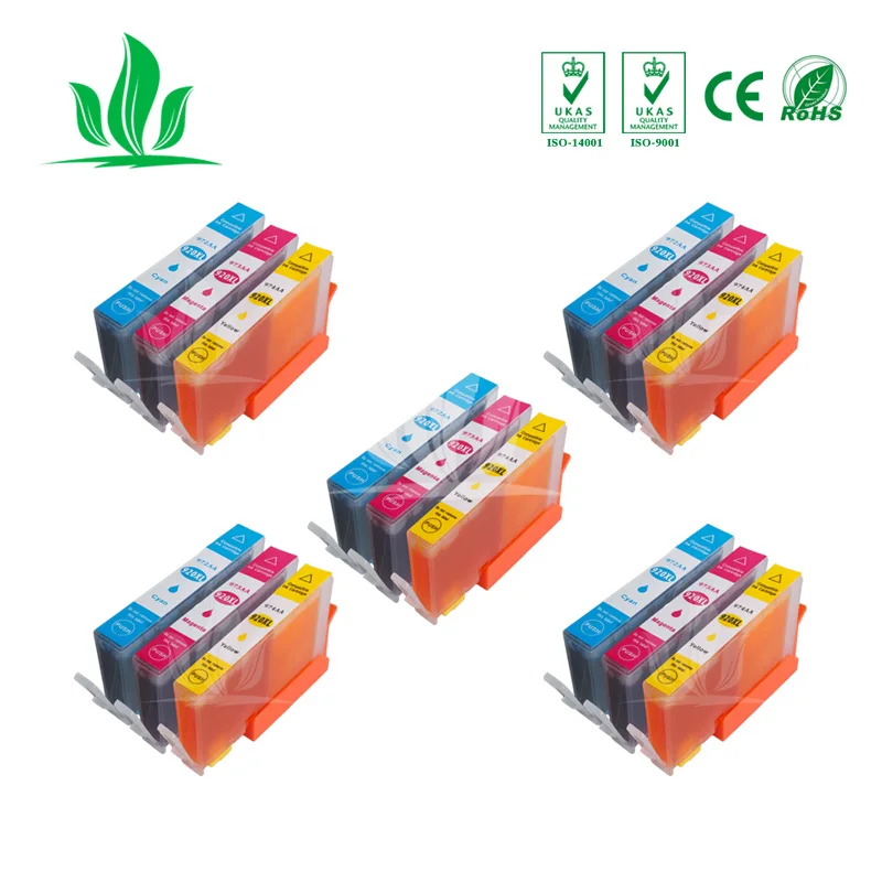 

920XL 5 X CMY Compatible hp920 hp920xl hp 920 Ink Cartridge for hp officejet 6000 6500 7000 7500A Printer