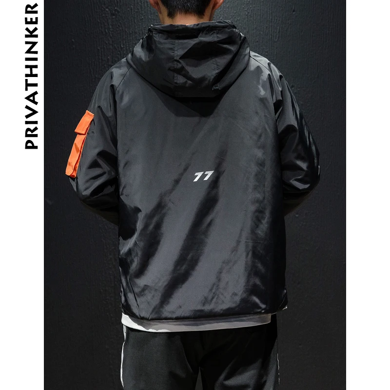  Privathinker Designer Men Zipper Hoodies 2019 Mens Pockets Sweatshirts Hooded Hoodie Male Hiphop Ko