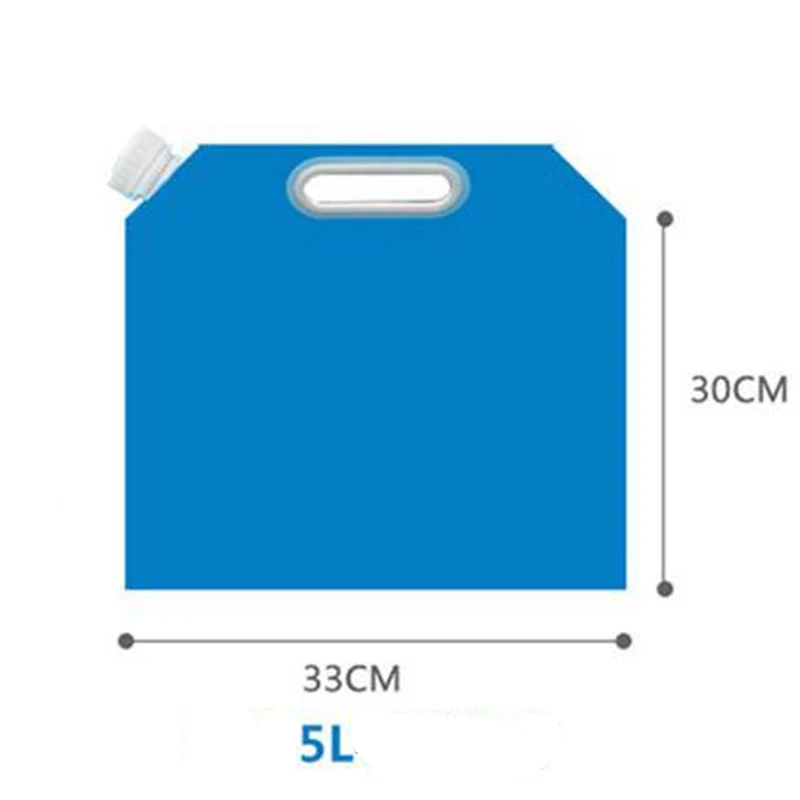 5L 10L PE сумка для воды для портативного складного хранения воды, подъемная Сумка для кемпинга, походов, выживания, гидратации, хранения мочевого пузыря