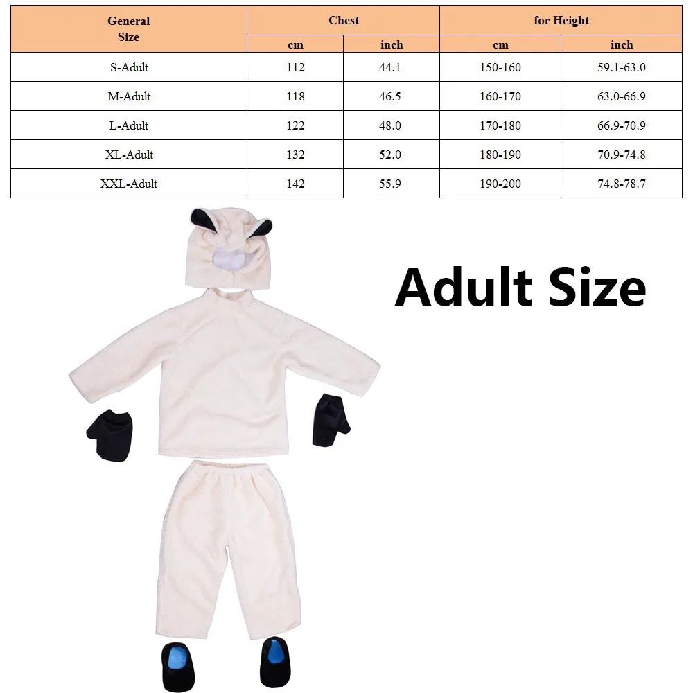 White and Pink Lamb Sheep BIGGYMONKEY™ Mascot Sizes L (175-180CM)