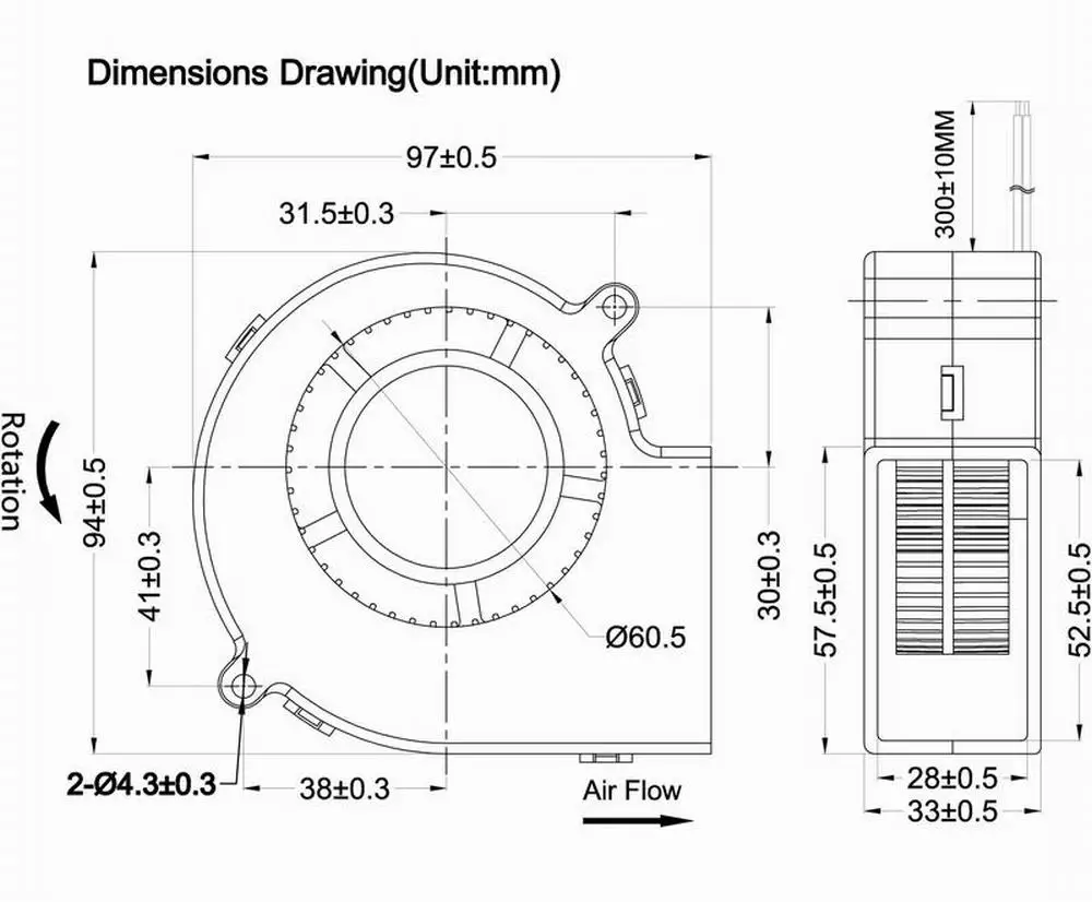 Jeffergarden 100 W 12 V /Économiseur d/énergie PTC Ventilateur De Chauffage /À Air Chauffe /À Temp/érature Constante /Él/éments Chauffants pour La De Lhumidificateur dair Climatisation