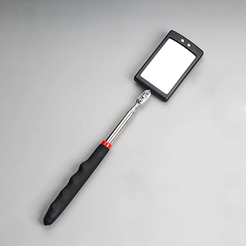

Vehicle Bottom LED Telescopic Inspection Mirror Amplification Detection Mirror LED Emergency Lamp Outdoor Lights for Car Repair