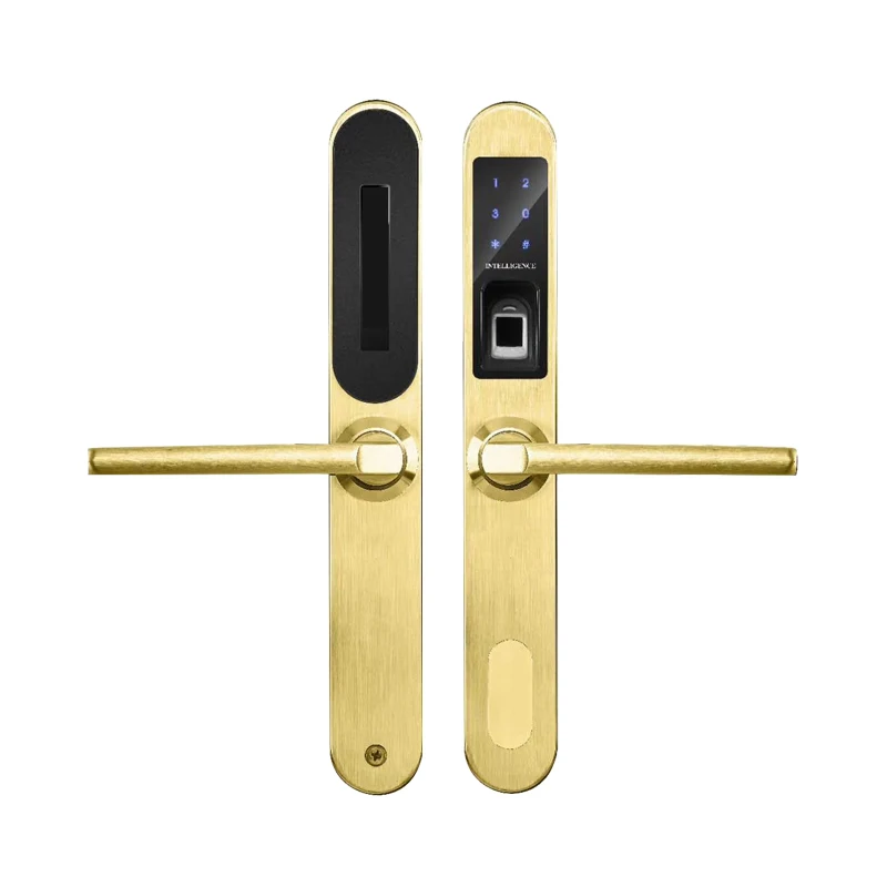 US $208.60 LACHCO 2018 New Biometric Smart Electronic Fingerprint Keyless Door Lock Entry Latch With Deadbolt New Access Control L18004F