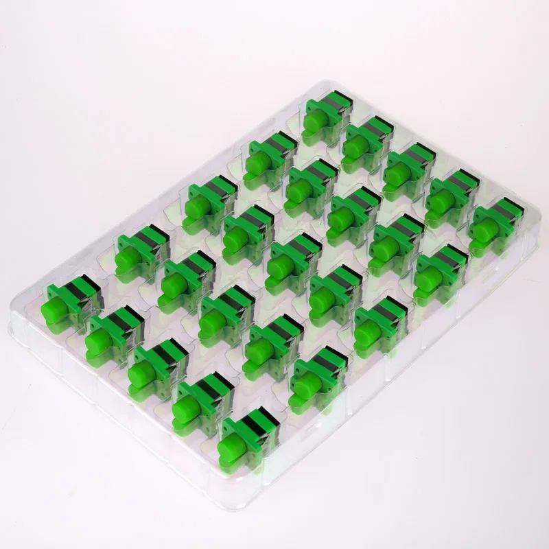 

50PCS/bag FC to SC APC Simplex mode Fiber optic Adapter FC Optical fiber coupler SC Fiber flange FC APC connector factory