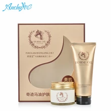 Чудо лошадь масло против морщин крем набор средство по уходу за лицом от прыщей шрам удаление крем уход за кожей очищение, лечение акне растяжки 2 шт